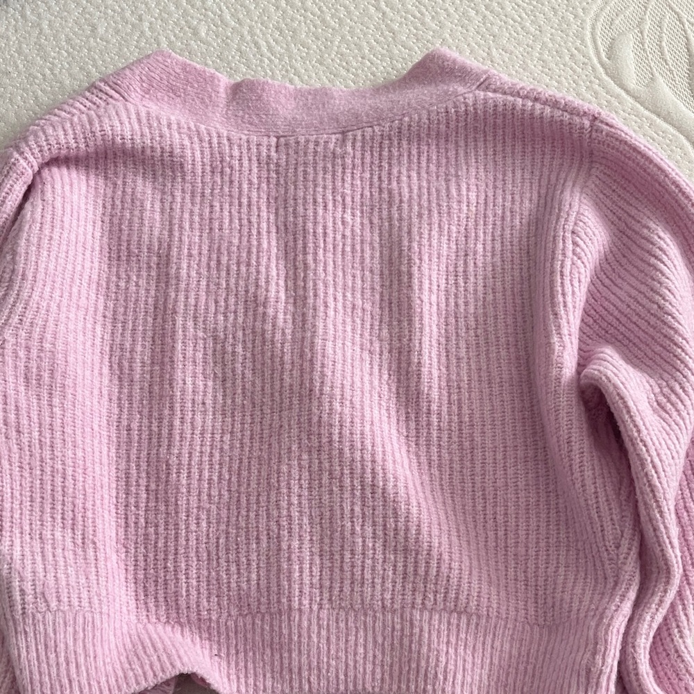 H&M Light Pink Ribbed Cardigan - Picture 5 of 5